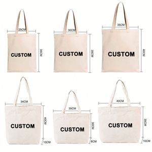 Black and <b>White</b> Fashion Printed Logo Canvas Tote <b>Bag</b> Elegant Shoulder Shopping <b>Bag</b> - Product Image 4