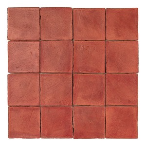 Piastrelle in ceramica Chroma Red 10x10 per uso interno ed esterno - Product Image 1
