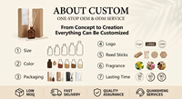 Diffuseur de parfum pour la maison, diffuseur à bâtonnets, coffret cadeau, ensembles de diffuseurs à bâtonnets personnalisés, marque privée haut de gamme