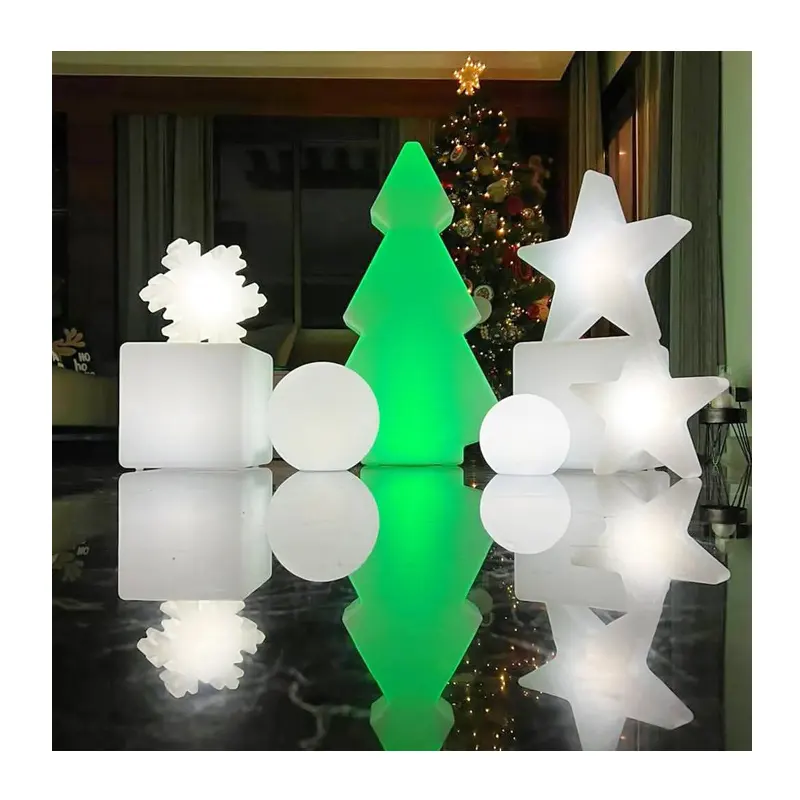 Crismas-luz recargable inalámbrica para árbol de Navidad