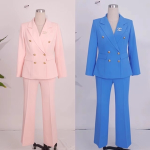 Nuevos Diseños de Trajes de Negocios para Mujer Talla Grande, Conjunto de Dos Piezas, Trajes de Pantalón para Oficina para Damas - Product Image 1