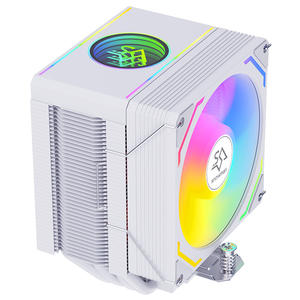 SNOWMAN <span class=keywords><strong>ITX</strong></span> 타워 방열판 CPU 쿨러 4 히트 파이프 ARGB 냉각 팬 데스크탑 PC LGA 1700 1200 AM4 AM5 - Product Image 2