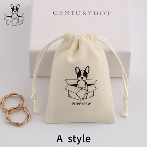 Vente en gros de grande pochette en coton et soie de luxe avec logo personnalisé sacs à poussière en satin blanc avec cordon pour l'emballage de chaussures - Product Image 1