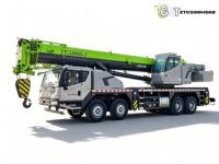 Grue mobile sur camion Zoomlion ZTC500H5-2 de 50 tonnes, modèle 2020, d'occasion |   Moteur hydraulique de boîte de vitesses de 43 m