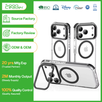 Casing penutup ponsel iPhone 17 Air Pro Max, casing ponsel kustom tahan guncangan Anti jatuh mewah braket cincin kamera unik pabrik 17