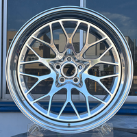 Roda Mobil Penumpang Roda Tempa Poles Khusus 5x112 5x130 20 21 inci Desain Mesh Roda Mobil untuk M3 G80 M4 G82 992