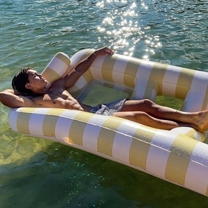 Flotador Inflable para Piscina de 2 Personas, Isla Flotante para Agua, Colchoneta Flotante para Playa, Anillo de Natación Inflable para Relajación - Product Image 6