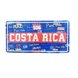 Prix d'usine 6 "* 12" Plaques d'<span class=keywords><strong>immatriculation</strong></span> en métal gaufré vintage de décoration rétro personnalisée en gros - Product Image 5