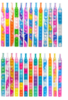 Silikon-Blasenarmband Silikon-Fidget-Armband-Set Tragbare Silikon-Blasen-Uhr Geschenk für Kinder und Erwachsene mit Autismus & ADHS