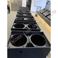 Système de sonorisation LASE B 218 Pro PA, caisson de basses en contreplaqué Bric 2x18 pouces, 1600 W de puissance de pointe, 3200 W pour les performances sur scène, enceinte de basses DJ