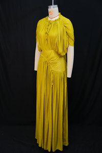 Vestido Casual Vintage Estilo INS en 3 Colores <span class=keywords><strong>para</strong></span> Mujer, Vestido Plisado de Talla Grande, Vestido Maxi de Diseñador, Tallas S-2XL - Product Image 5