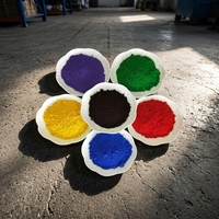 Pigment d'oxyde de fer orange de qualité supérieure pour carrelage en pierre artificielle, poudre de colorant synthétique à haute concentration