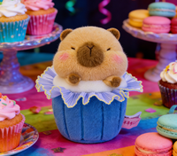 Peluche créative Capybara Donut, jouet en peluche pour enfants, peluches moelleuses, idéal comme prix de jeu de la pêche à la grue et cadeau d'événement