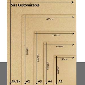 Papel Kraft para Manualidades, Fácil de Plegar y Cortar, para Tarjetas Hechas a Mano, Scrapbooking, Cajas de Regalo, Decoración, Embalaje de Palés, Revestimiento de una Sola Cara - Product Image 4
