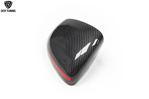 Couverture de rétroviseur latéral en fibre de carbone pour mercedes-benz W177 <span class=keywords><strong>AMG</strong></span> A35 A45 CLA W118 <span class=keywords><strong>CLA35</strong></span> CLA45 coque à rayures rouges neuve - Product Image 5