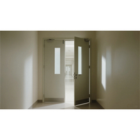 Porte de classe en métal au design moderne pour l'école Porte de bureau en acier Porte de classe avec fenêtre à vendre