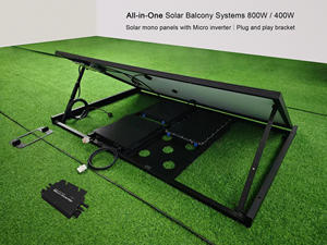 Système de <span class=keywords><strong>Balcon</strong></span> Prêt-à-l'Emploi Kit <span class=keywords><strong>Solaire</strong></span> 800W avec Micro-Onduleur Tout-en-Un et Panneaux Solaires Topcon pour Montage Domiciliaire - Product Image 6