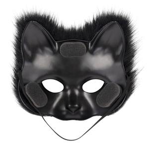 Ensemble <span class=keywords><strong>de</strong></span> trois pièces pour fille, costume d'Halloween, oreilles <span class=keywords><strong>de</strong></span> chat, queue <span class=keywords><strong>de</strong></span> chat en peluche, masque, gants, allure esthétique, comme cadeau <span class=keywords><strong>de</strong></span> chambre à coucher - Product Image 5