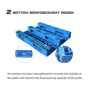 Customized 4 Way Entry Durable Warehouse Storage Plastic <strong>Pallet</strong> With Steel <strong>Bars</strong> - Product Image 2