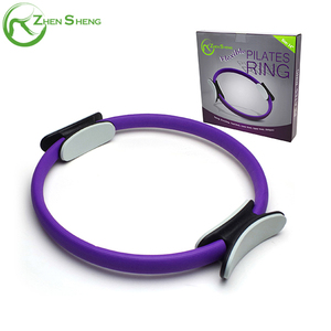 Anneaux de Yoga et <span class=keywords><strong>Pilates</strong></span> Magiques en Fibre de Verre à Double Poignée Zhensheng, Taille 12"/14", Couleur et Logo Personnalisables, Modèle YPPR - Product Image 4