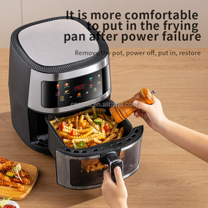 <span class=keywords><strong>Horno</strong></span> de freidora de aire de acero inoxidable <span class=keywords><strong>digital</strong></span> eléctrico grande de 8l OEM/ODM cocina sin aceite personalizable inteligente freidora de aire para el hogar - Product Image 4