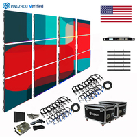 Pantalla LED Curva para Interiores y Exteriores P1.9 P2.6 P2.97 P3.9, Pantallas LED Inteligentes para Escenarios, Panel de Video Wall LED