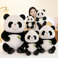 Peluche Panda Brodé Super Doux pour Princesse, Rembourrage Coton PP, Anti-Stress, Souvenir de Voyage, Cadeau pour Enfants