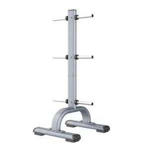 Source Factory Free Weight Barbell Plate Rack Commercial Gym Fitness Equipment Vertical Weight Plate Tree