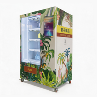 Máquina Expendedora con Puerto de Carga USB, Banco de Energía Integrado, Quiosco de Autoservicio para Snacks, Bebidas y Cosméticos con Carga