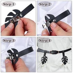 Accessoires de ceinture de jupe médiévale pour cosplay, avec crochets et anneaux, style Renaissance transfrontalière, boucles métalliques - Product Image 2