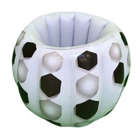 Plateau de piscine gonflable flottant, seau à glace, noir, pour plage, 1 pièce
