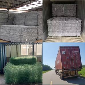 <span class=keywords><strong>Gabion</strong></span> soudé galvanisé haute performance, maille hexagonale torsadée 80x100mm, prix usine, certifié ISO, pour aménagement paysager et protection contre les inondations - Product Image 6