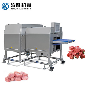 New 304 Stainless Steel Automatic Adjustable Thickness Quality Assurance Cattle Sheep Pigs Chickens Ducks Frozen Meat <b>Dicing</b> - Product Image 6