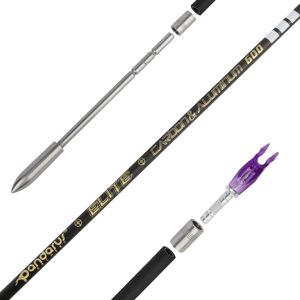 Flechas Pandarus <span class=keywords><strong>Elite</strong></span> X10 de Carbono y Aluminio, Spine 350-1000, Microdiámetro de 3.2mm con Plumas en Espiral para Arco Compuesto de Caza - Product Image 1