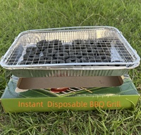 Barbecue instantané jetable portable sans fumée à allumage rapide pour camping, randonnée et pique-nique en acier personnalisé en usine