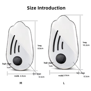 Semelles orthopédiques en gel de silicone avec aimants pour massage des pieds, correction des jambes en O/X, fasciite plantaire, soins des pieds - Product Image 5
