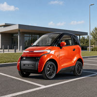 Elektrisches Mikroauto mit zwei Motoroptionen für Stadtpendler, Scheibenbremsen vorne und hinten, 60V 150Ah bis 314Ah LFP OEM