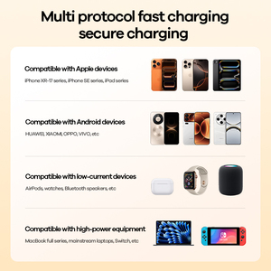 20000mAh PD45W Fast <b>Charging</b> Power Bank Built-in 70cm Retractable Type-<b>C</b> Cable Digital Display Lanyard Banks T202ALP 1. PD45W Hi - Product Image 4