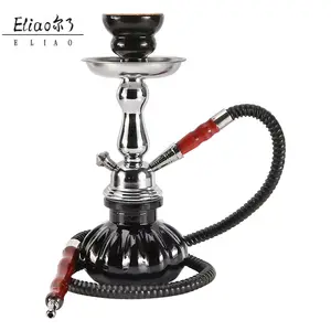 Erliao Factory Direct Price Of Shisha Competitive Price Small Glass Shisha Hot Selling Iron Hookah