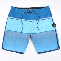 Vente chaude short en microfibre pour jeunes adolescents maillot de bain drapeau maillot de bain imprimé personnalisé