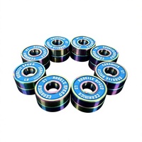 Patins à roulettes Luoshen G7 colorés haute vitesse 608 avec roulements en céramique ABEC, roues en acier au carbone à faible résistance et anti-poussière