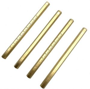 Stylo-outil en laiton avec pointe de 0,5 mm et règle de division gravée au laser - Product Image 3