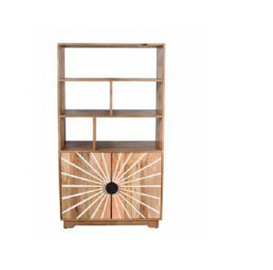 Modern Bookshelf Wooden Bookcase Storage Rack <b>Open</b> Shelves Stylish Book Storage Unit for Living Room Office Home Use - Product Image 2