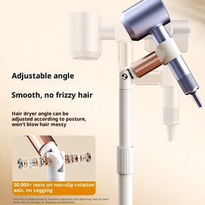 <span class=keywords><strong>Support</strong></span> de sèche-cheveux électrique en plastique sur pied <span class=keywords><strong>Support</strong></span> de rangement vertical mains libres avec design personnalisable - Product Image 4