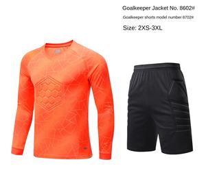 Traje de entrenamiento deportivo de <span class=keywords><strong>portero</strong></span> de fútbol para hombres, <span class=keywords><strong>ropa</strong></span> de manga larga para adultos y niños, conjunto de invierno con estampado de nombre - Product Image 5
