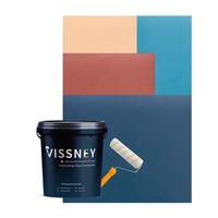 Peinture murale liquide brillante imperméable Vissney Acrylic Eco-friendly pour intérieur et extérieur