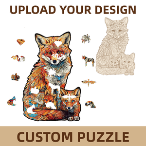 Rompecabezas de Madera 3D de Zorro, Desafiante, con Piezas Móviles Reales, para Pensamiento Creativo y Juguetes de Escritorio - Product Image 3