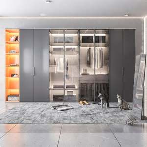 Factory Direct Sales Modern Clothes <b>Storage</b> Cabinets Set Bedroom Furniture Organizer <b>Wardrobe</b> Walk in Closet - Product Image 1