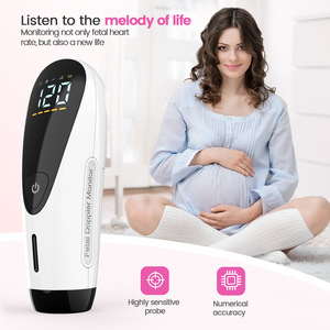 Moniteur de fréquence cardiaque fœtale à ultrasons, équipement médical <span class=keywords><strong>Doppler</strong></span> fœtal, <span class=keywords><strong>Doppler</strong></span> de rythme cardiaque fœtal pour usage domestique, vente chaude - Product Image 3