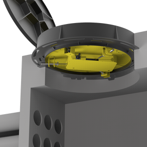 Système <span class=keywords><strong>de</strong></span> contrôle d'accès <span class=keywords><strong>de</strong></span> sécurité professionnel IOT Top serrure électrique sans fil couvercle <span class=keywords><strong>de</strong></span> trou d'homme étanche <span class=keywords><strong>pour</strong></span> l'industrie électrique coffre-fort routier - Product Image 1